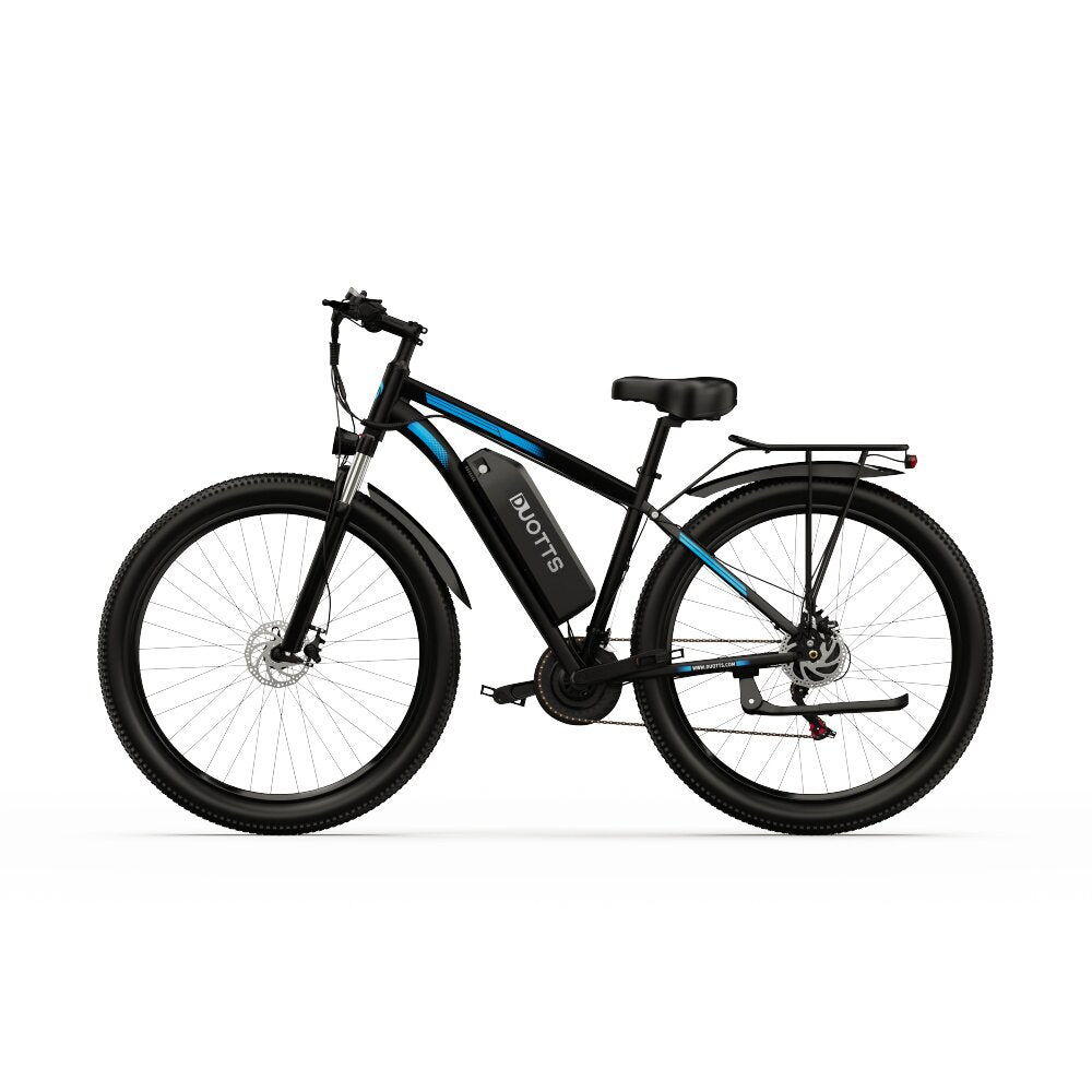 Bicicleta électrique duotts c29 - potência bateria 720wh autonomia 60km - noir