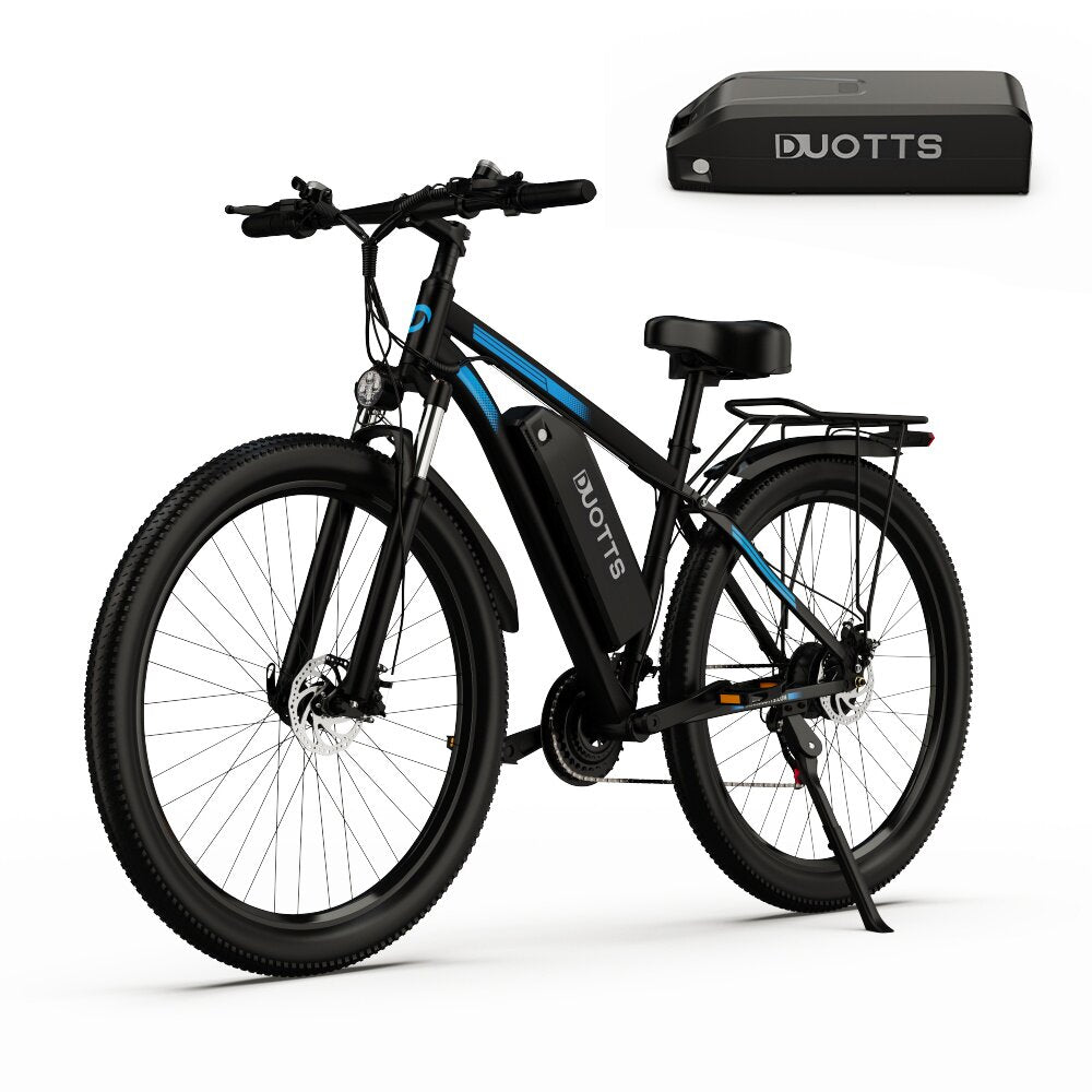 Bicicleta électrique dupla bateria duotts c29 - bateria 720wh autonomia 60km - noir