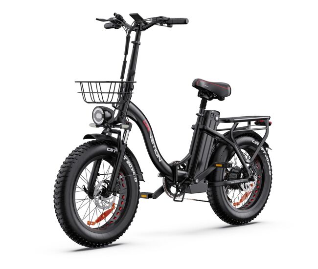 Bicicleta électrique | drvetion | ct20 pro max | 48v15ah 20" freio hidráulico ebike - noir