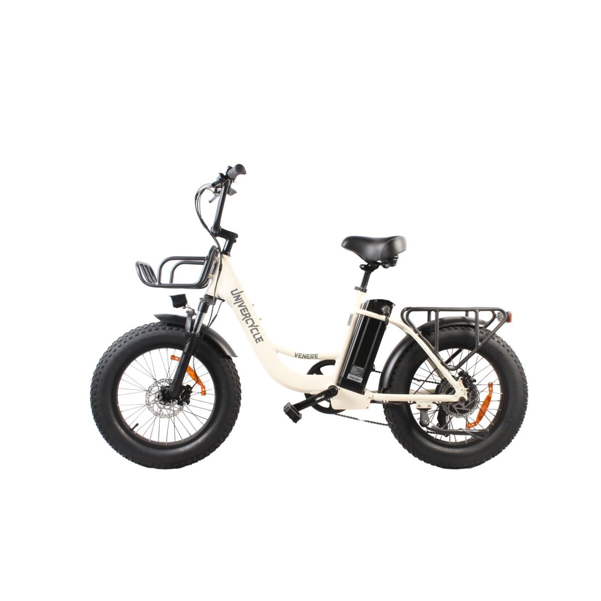 Univercycle b5 bicicletas eléctricas - motor 250w bateria 48v13ah 20 polegadas pneus travão a disco hidráulico - blanc
