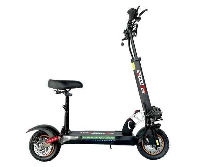 Trotinete électrique emanba l10 pro bateria 48v16ah pneus10'' travões de disco dianteiros e traseiros - noire