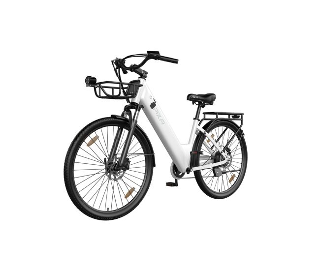 Pixar c1 pro e-bike - motor 250w bateria 36v18ah 28x1.95 travões hidráulicos - blanc