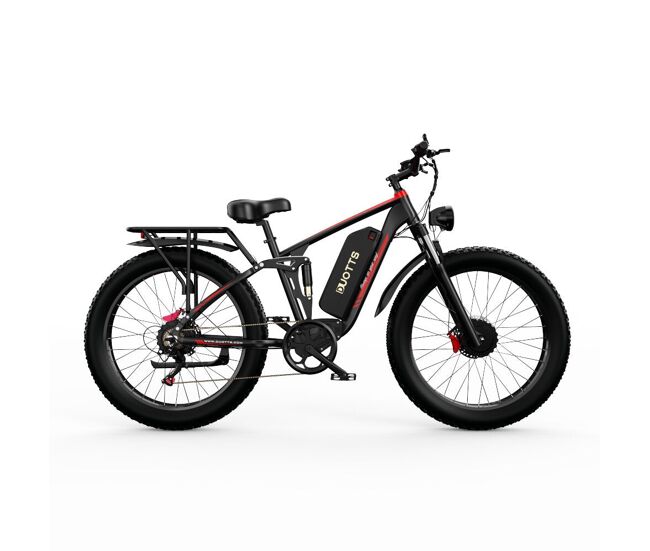 Bicicleta électrique duotts s26 - bateria960wh autonomia 60km - noir
