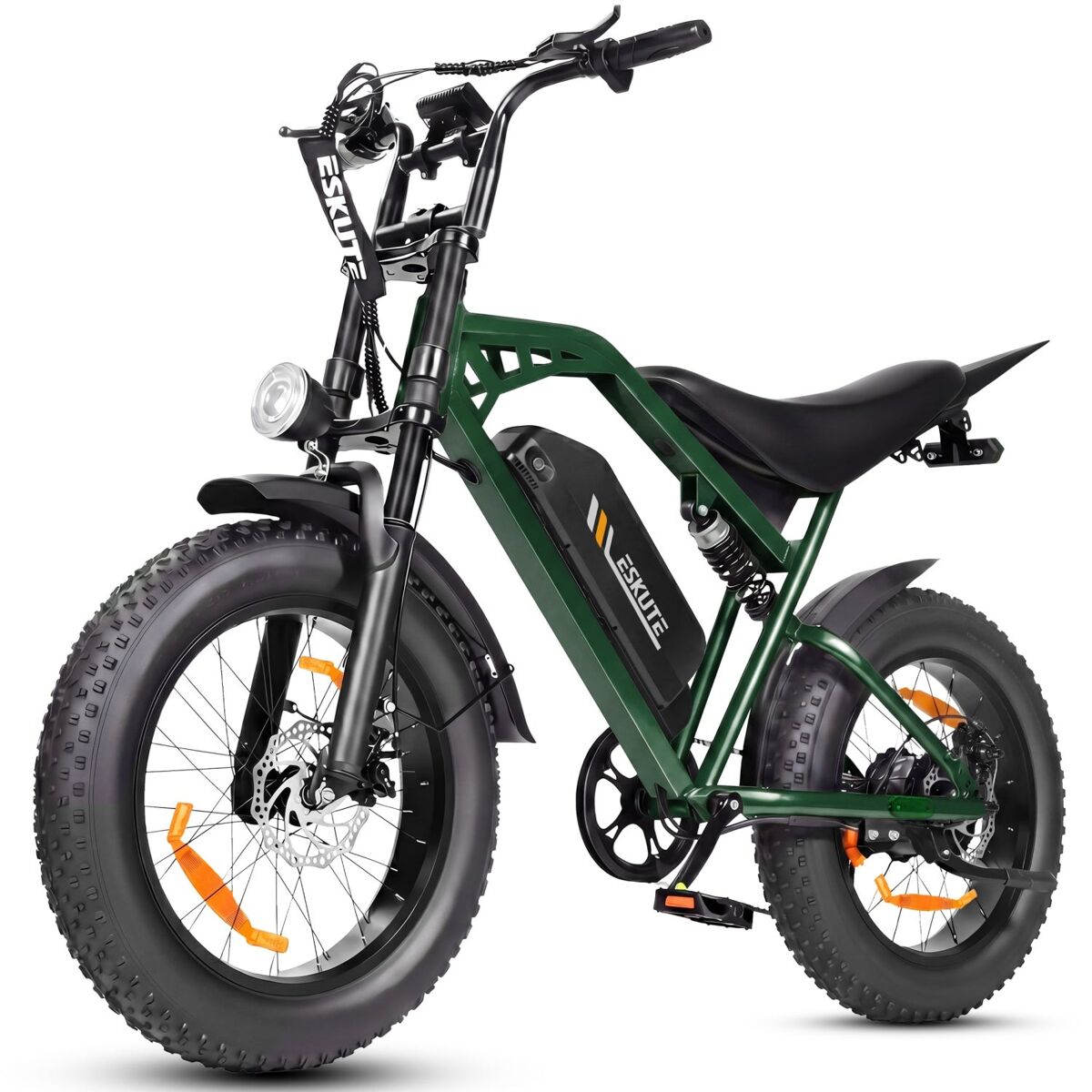 Moto électrique | eskute v202 | 250w 48v20.8ah 20x4 travões mecânicos - verde