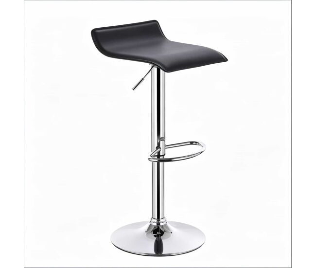 Bancos altos 38,5 x 39 cm - giratório, cadeira de pequeno-almoço e de jantar - preto
