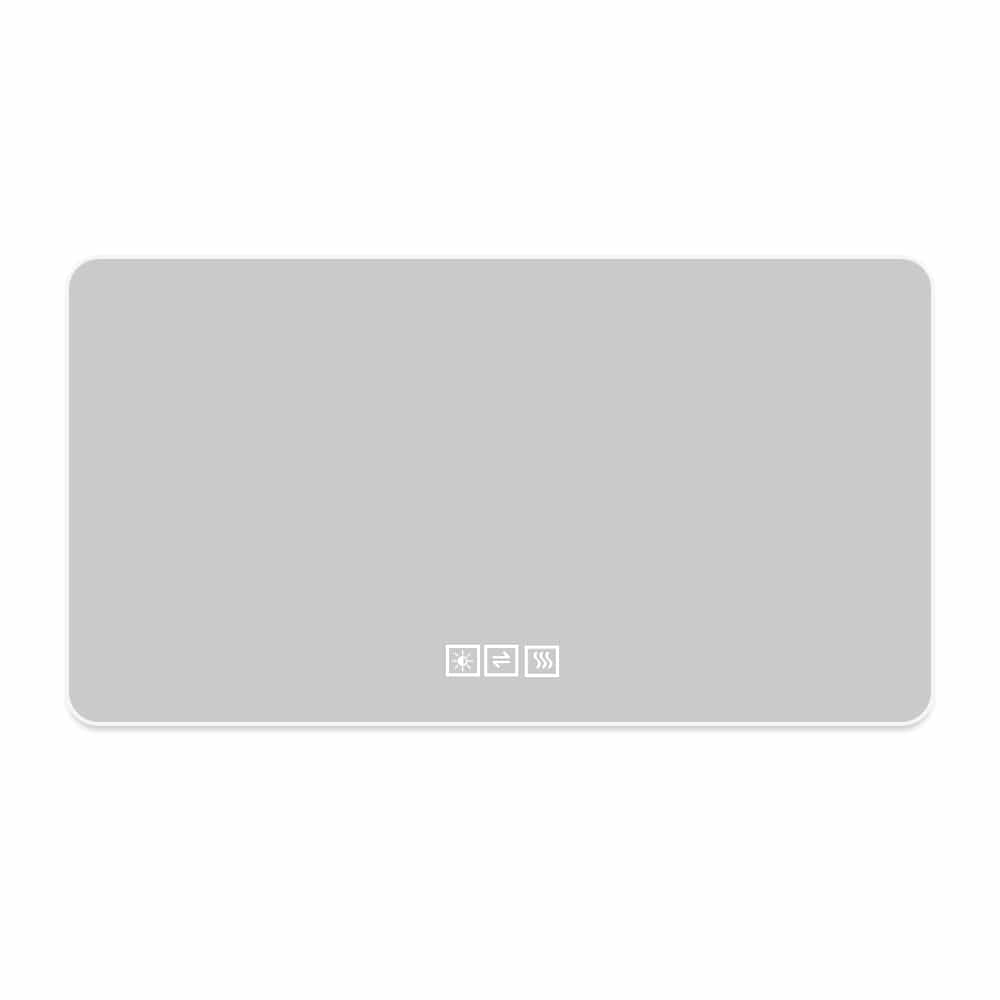 Espelho led para casa de banho 60 x 100 cm - retroiluminado, antiembaciamento, 3 tons de luz, regulação contínua, função de memória, ip44, montagem