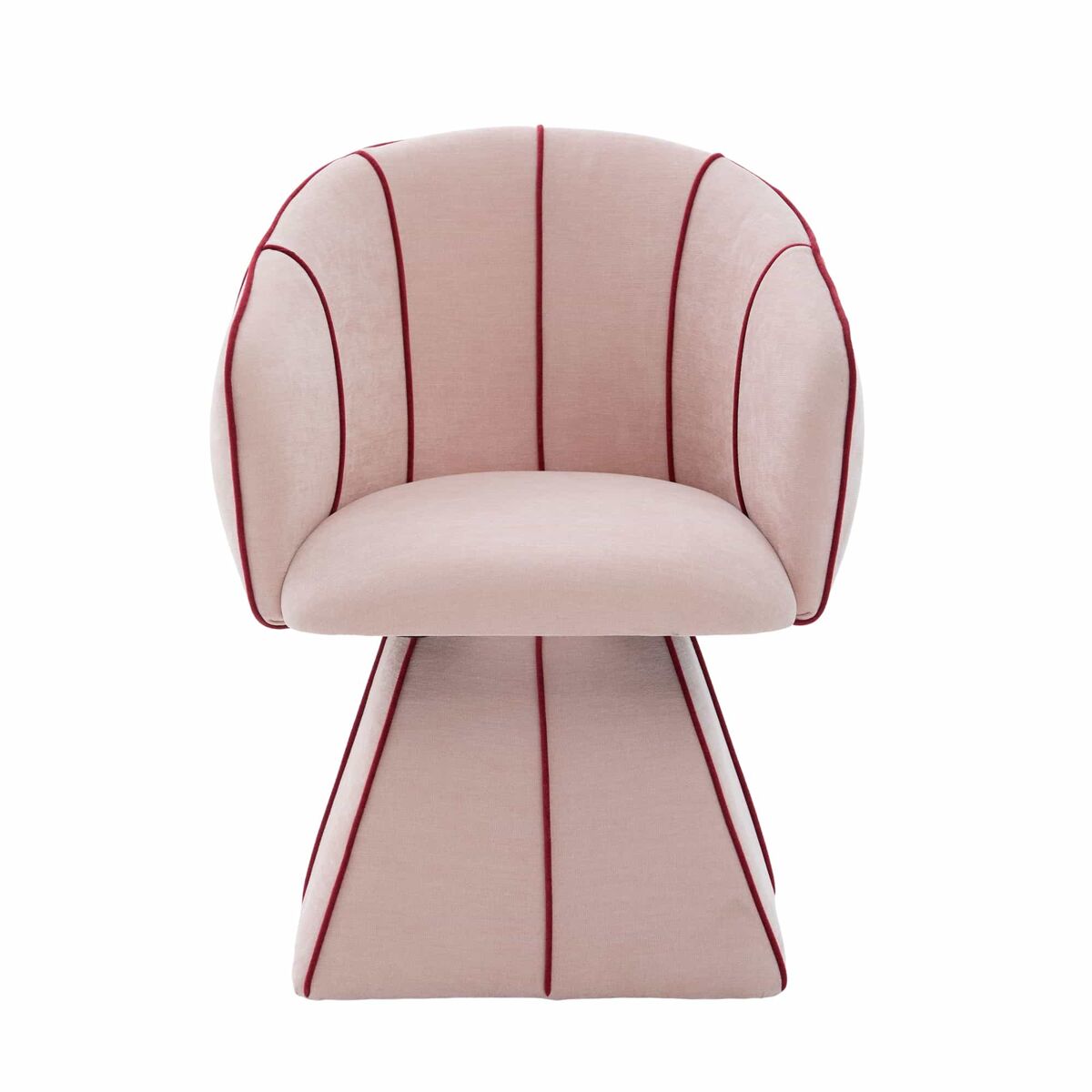 Cadeira giratória em chenille - tamanho único - ergonómica, encosto alto, embalagem individual, para adultos e adolescentes, ideal para o quarto e a