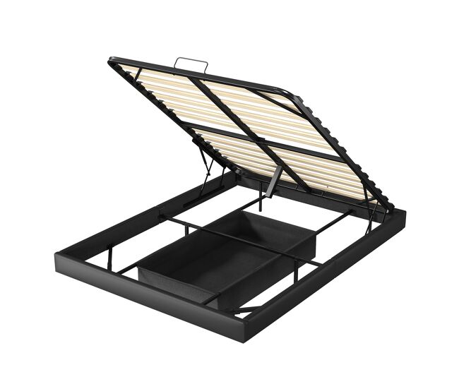 Cama 160x200cm, led, cama de casal, estrutura de cama