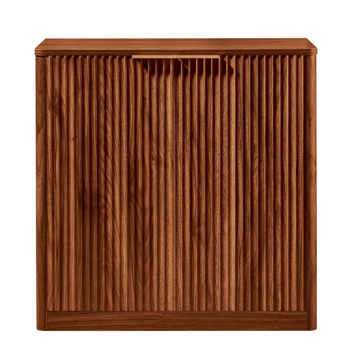 Aparador moderno 80 x 40 x 80 cm - painéis embutidos, étagères com altura ajustável, móvel para televisão ou aparador para sala de estar e de jantar, tampo resistente à água - castanho