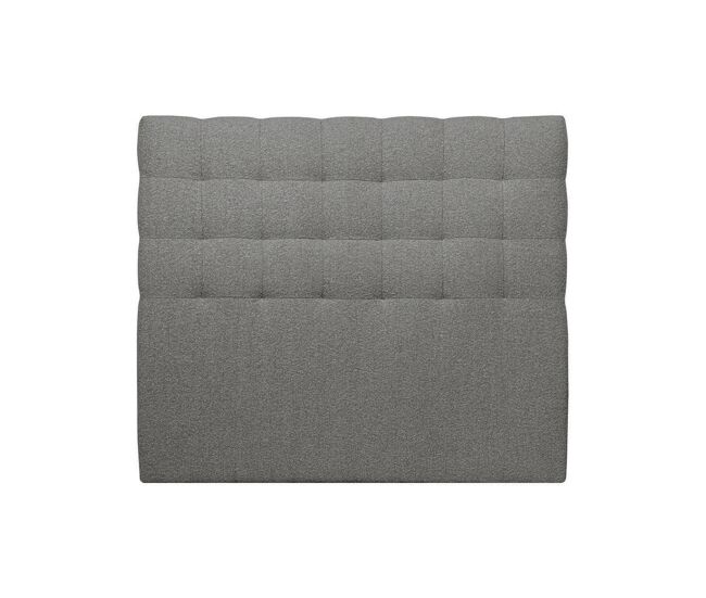 Cabeceira de cama ascot graphite 120 x 133 cm, altura 120 cm