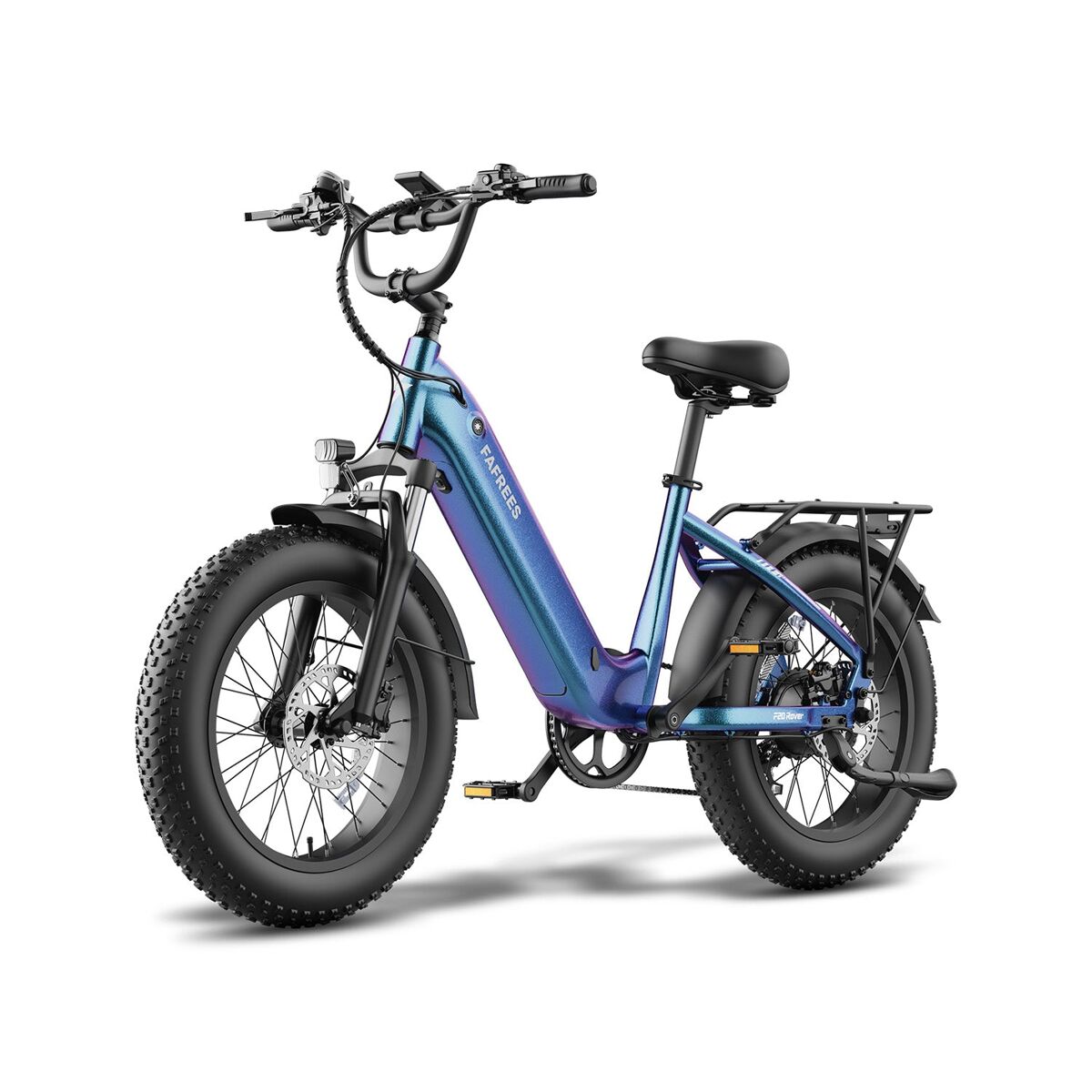 Bicicleta elétrica fafrees f20 rover 48v15ah 55-80km 20x4.0" cor azul