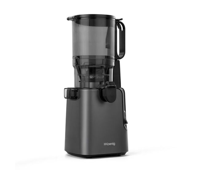 Extrator de sumo lento de grande abertura gsx26 hkoenig, 50rpm, 1,8l, 250w, cinzento