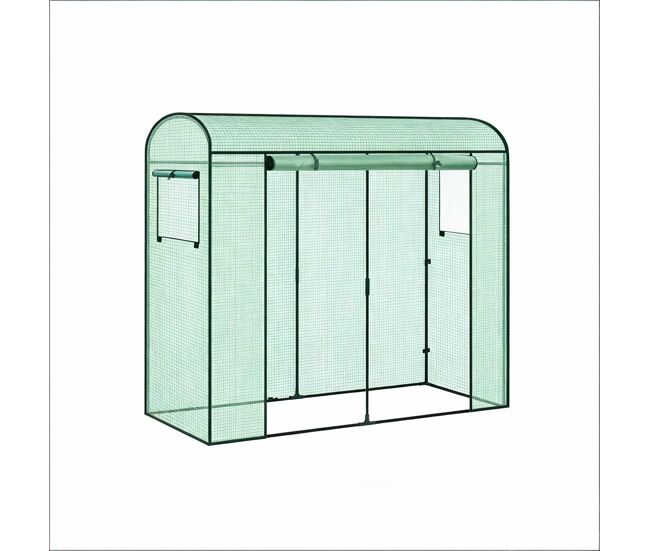 Estufa - para ervas aromáticas e plantas de exterior com proteção resistente - verde