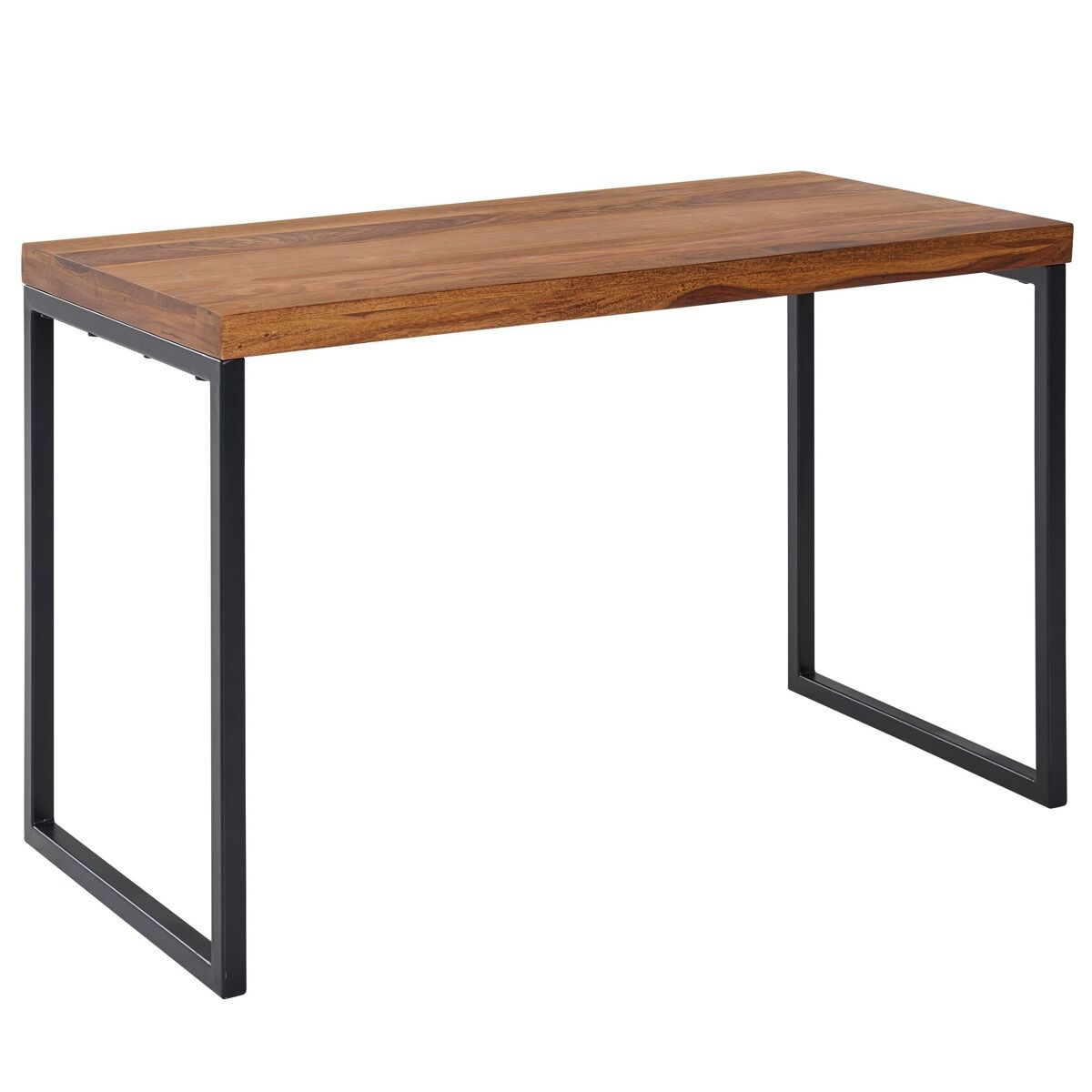 Mesa em madeira maciça de sheesham / metal 117 x 59 x 76,5 cm mesa