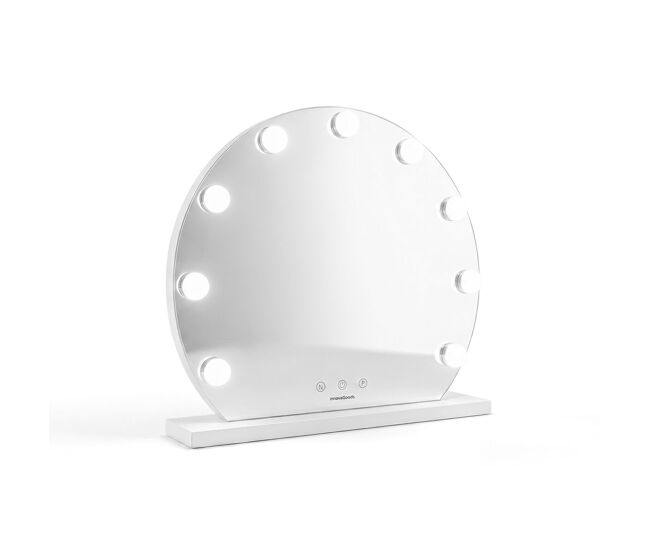 Espelho hollywood, 9 led, 3 tons, brilho regulável innovagoods
