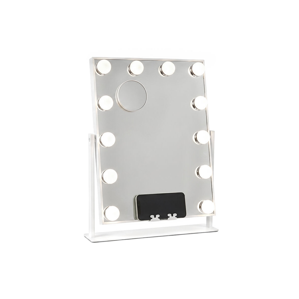 Espelho hollywood, 12 led, 3 tons, brilho regulável innovagoods