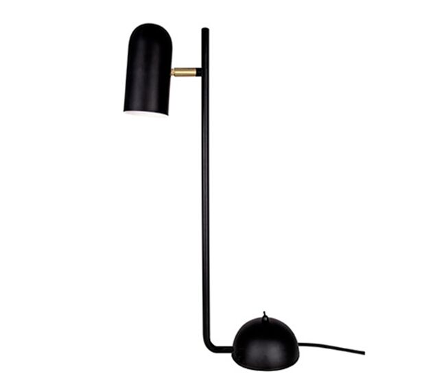 Candeeiro de mesa swan, preto