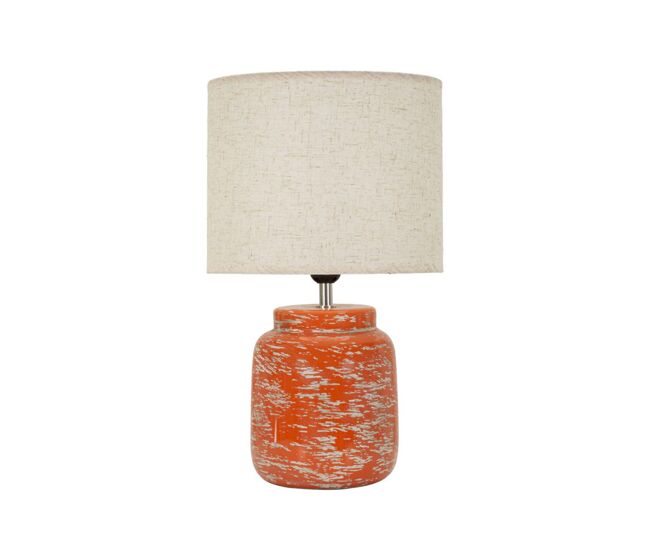 Candeeiro de mesa hut ø 27x47,5 cm, laranja