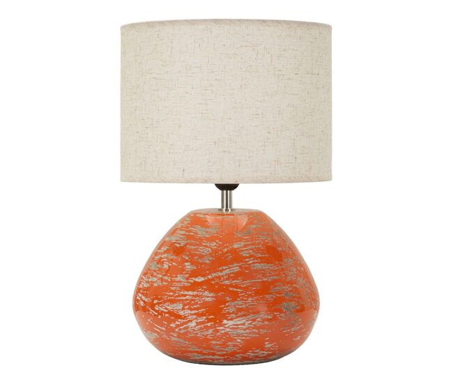 Candeeiro de mesa hub 30x49 cm, laranja