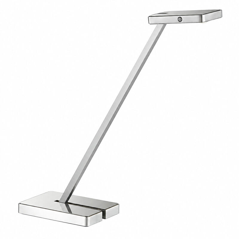Candeeiro de mesa led lincoln, prateado