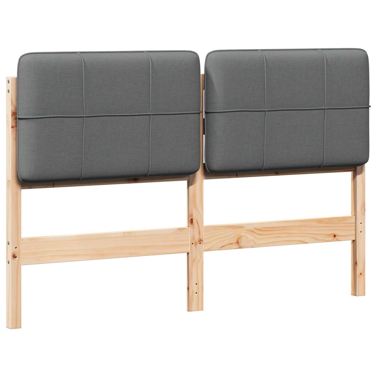 Cabeceira para cama de casal moderna estofada com cabeceira para cama de casal moderna marrom e gris claro 150 cm