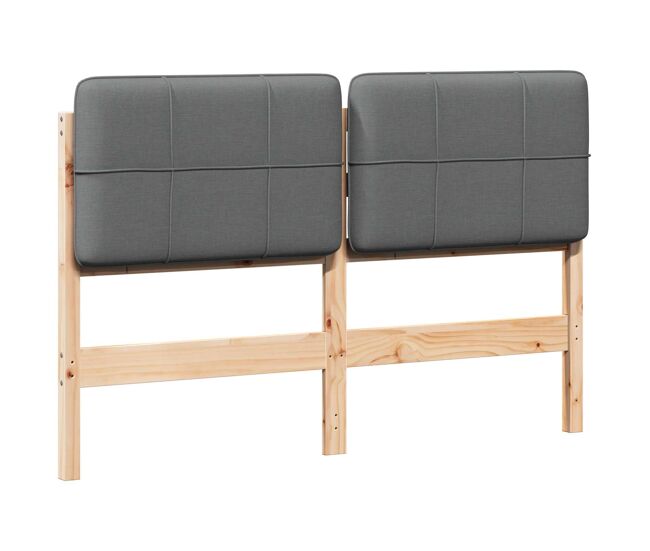 Cabeceira para cama de casal moderna estofada com cabeceira para cama de casal moderna marrom e gris claro 150 cm