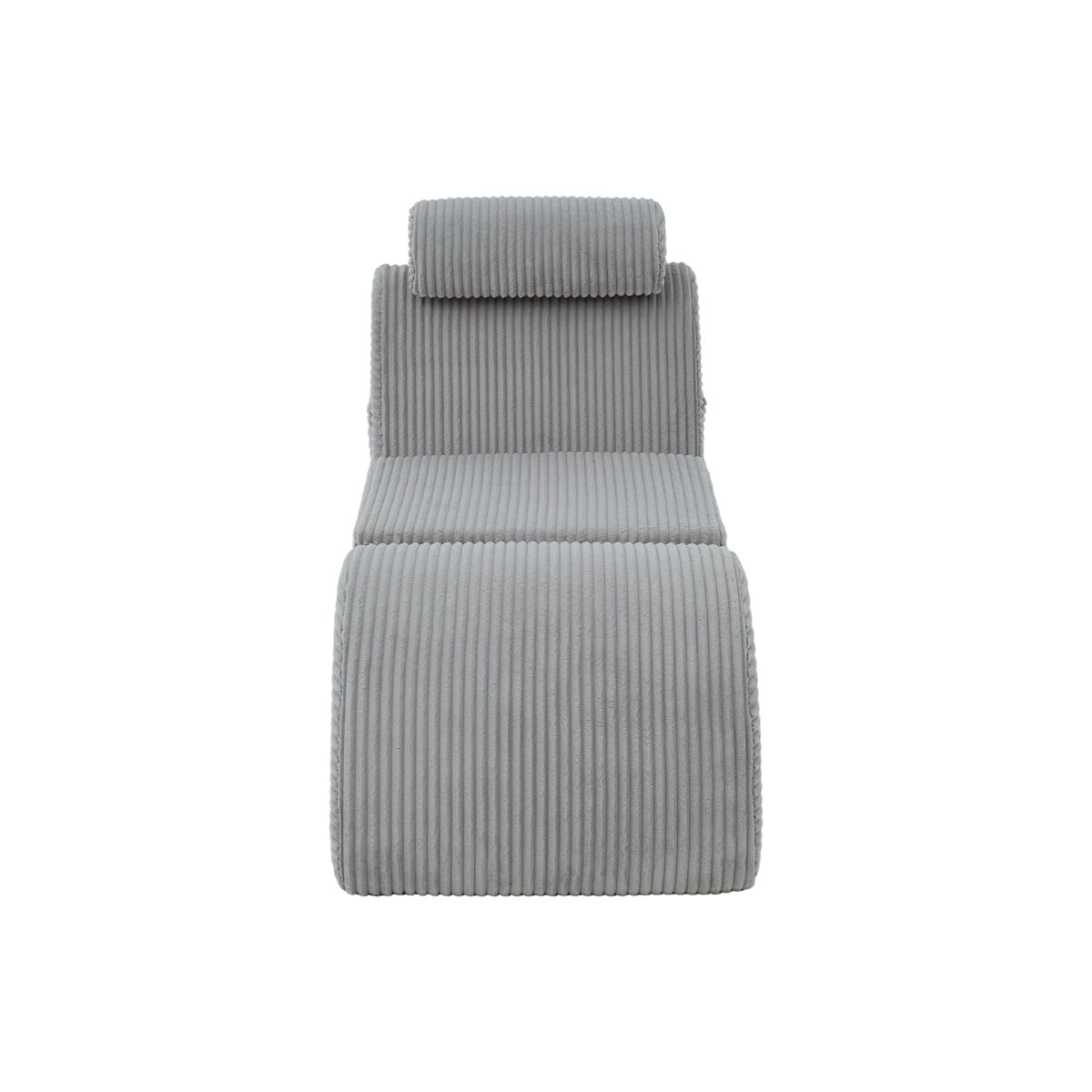 Poltrona ergonómica moderna - design exclusivo, almofada removível, espuma de alta elasticidade - gris claro