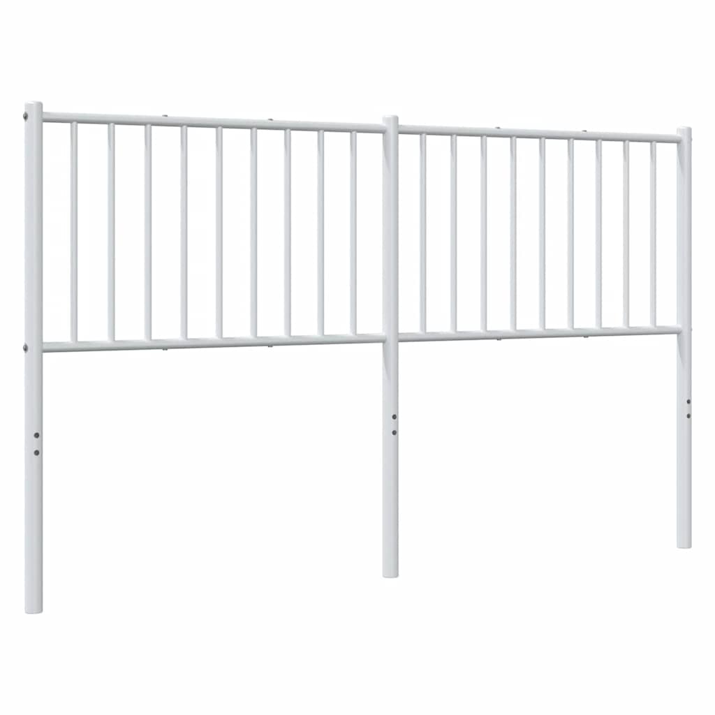 Cabeceira para cama de casal moderna de substituição 160 cm metal blanc