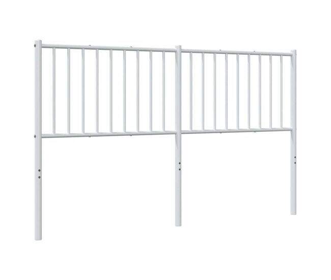 Cabeceira para cama de casal moderna de substituição 160 cm metal blanc