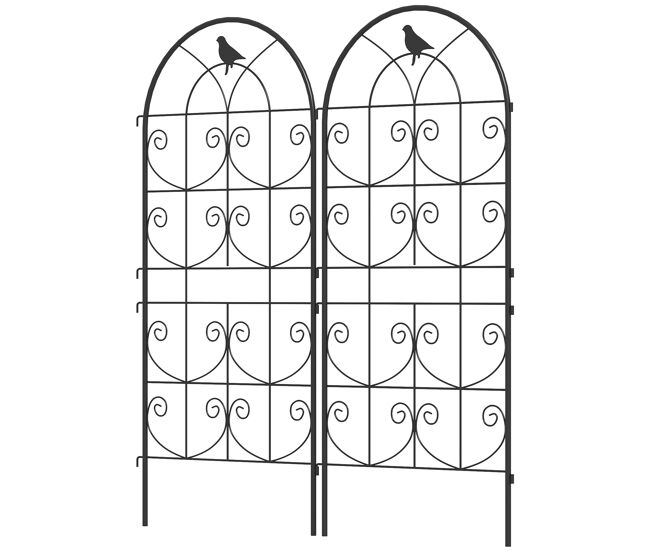 Suporte para plantas para exterior conjunto de 2
