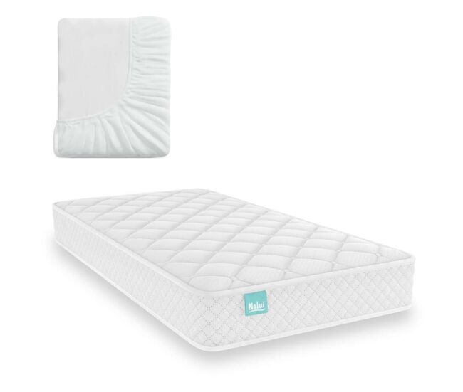 Colchão de berço baby one + protetor de colchão tencel blanco