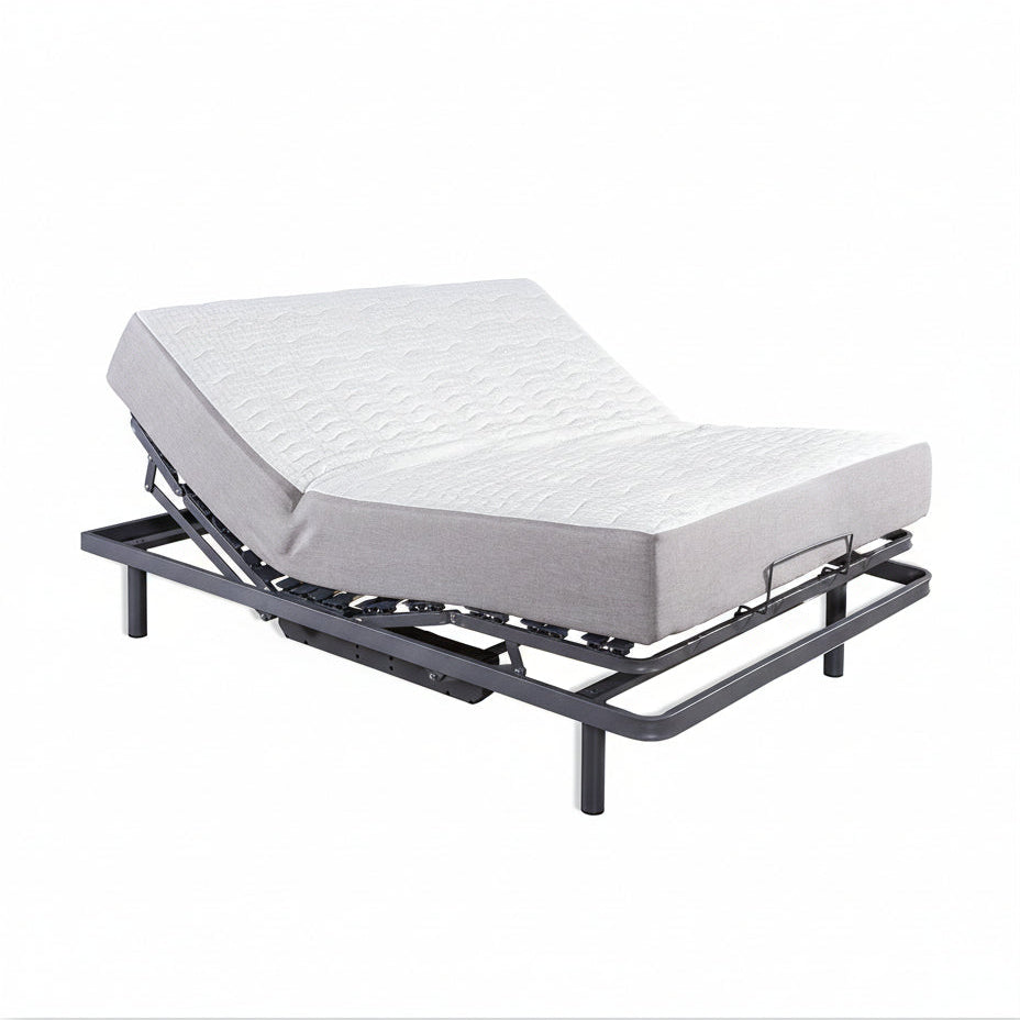 Cama rebatível vertical hausbed de casal 150x200 em branco com sistema de abertura suave e estrutura reforçada