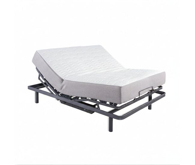 Cama rebatível vertical hausbed de casal 150x200 em branco com sistema de abertura suave e estrutura reforçada