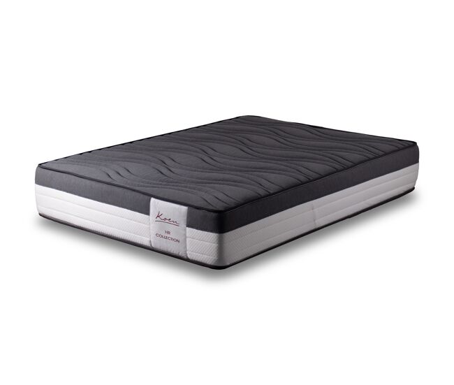 Colchão viscoelástico 140x190 cm fluente - altura +/- 30 cm - firmeza média - excelente adaptabilidade - lado inverno/verão - design exclusivo