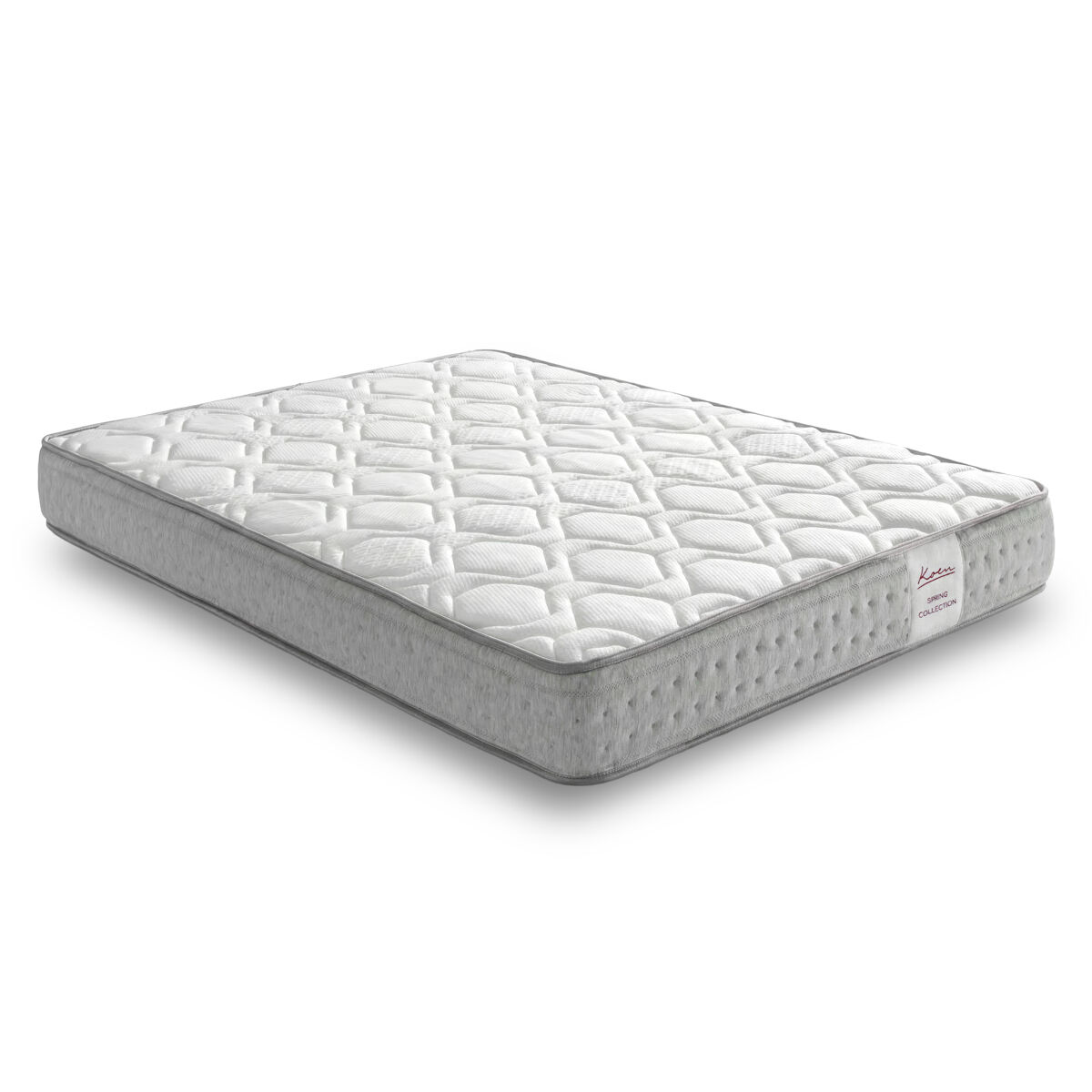 Colchão de molas ensacadas 140x200 cm mattina - altura +/- 20 cm - tecnologia híbrida com espuma viscoelástica - excelente adaptabilidade
