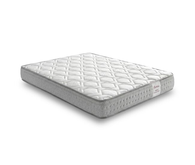 Colchão de molas ensacadas 140x200 cm mattina - altura +/- 20 cm - tecnologia híbrida com espuma viscoelástica - excelente adaptabilidade