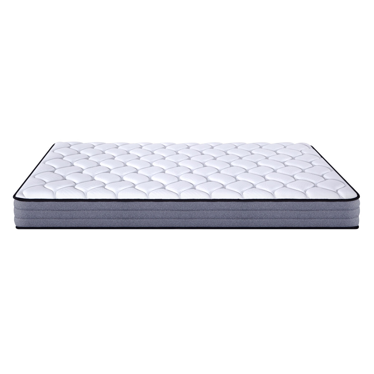 Colchão de molas ensacadas 160x200 - h3 7 zonas, 1000 molas, capa lyocell - branco