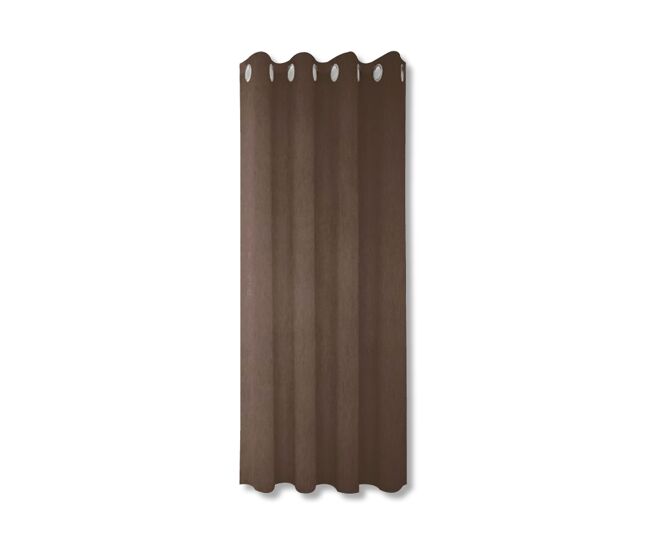 Cortina denzel 140x280cm cor cinza