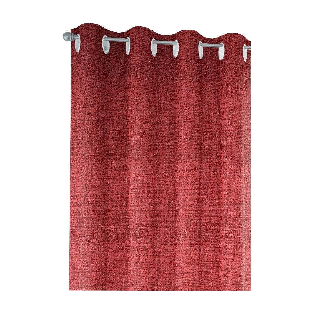 Cortina loneta 140x260cm cor granate