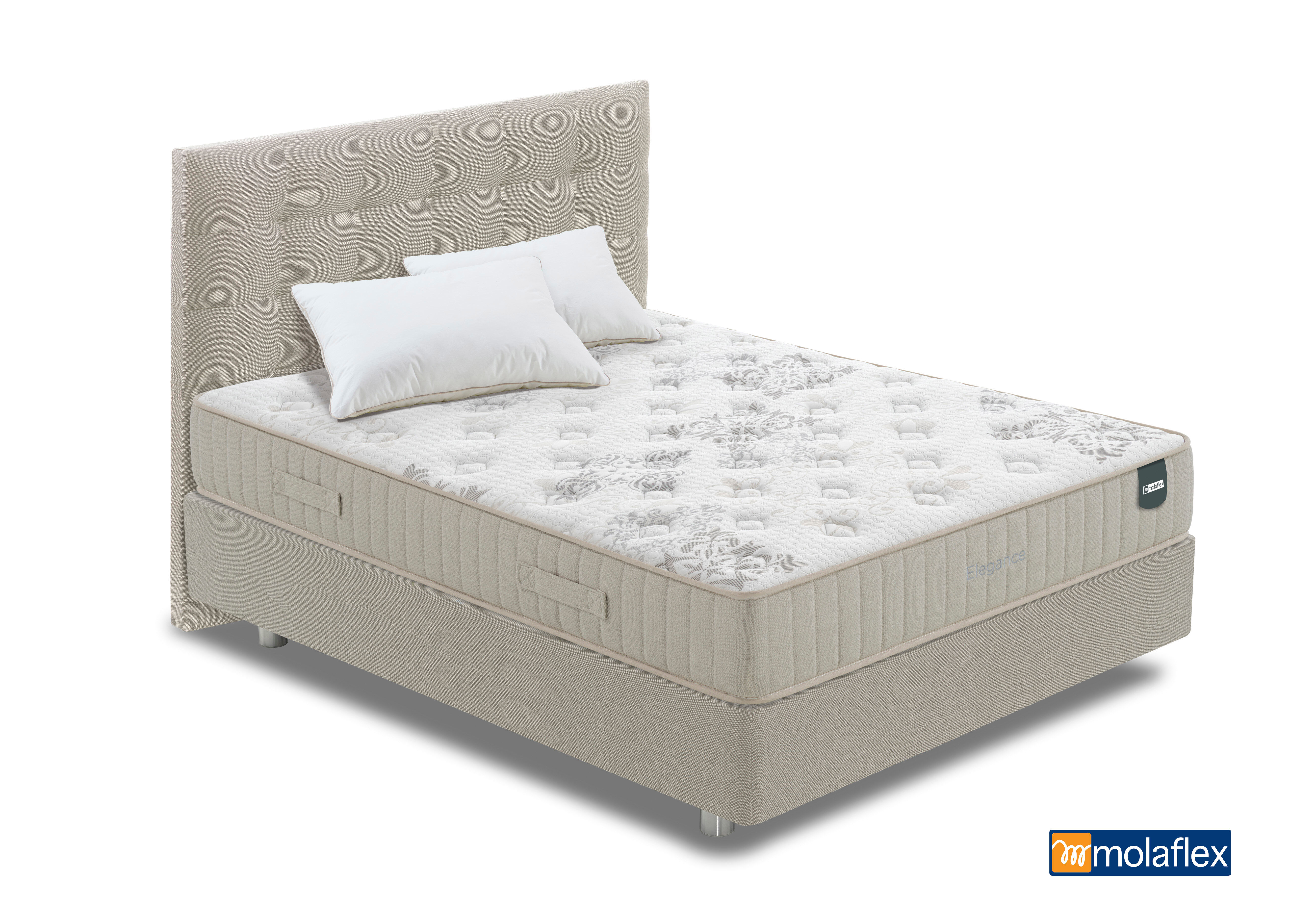 Pack ELEGANCE BED molas ensacadas bege MOLAFLEX