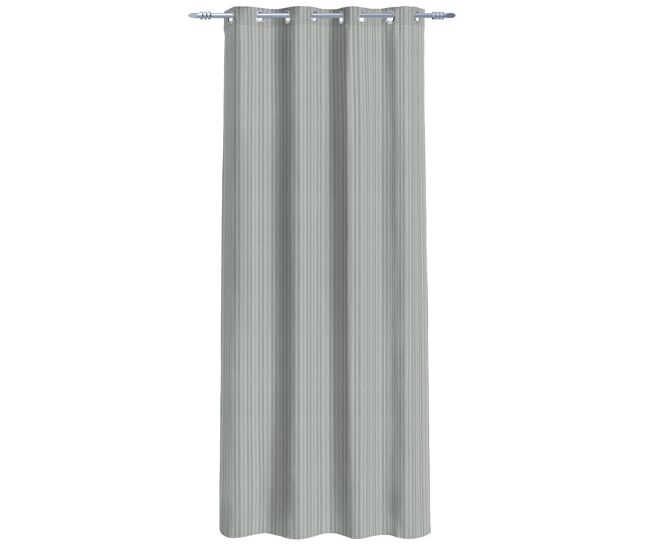 Cortina de rede de poliéster base 135x260cm cor cinzenta