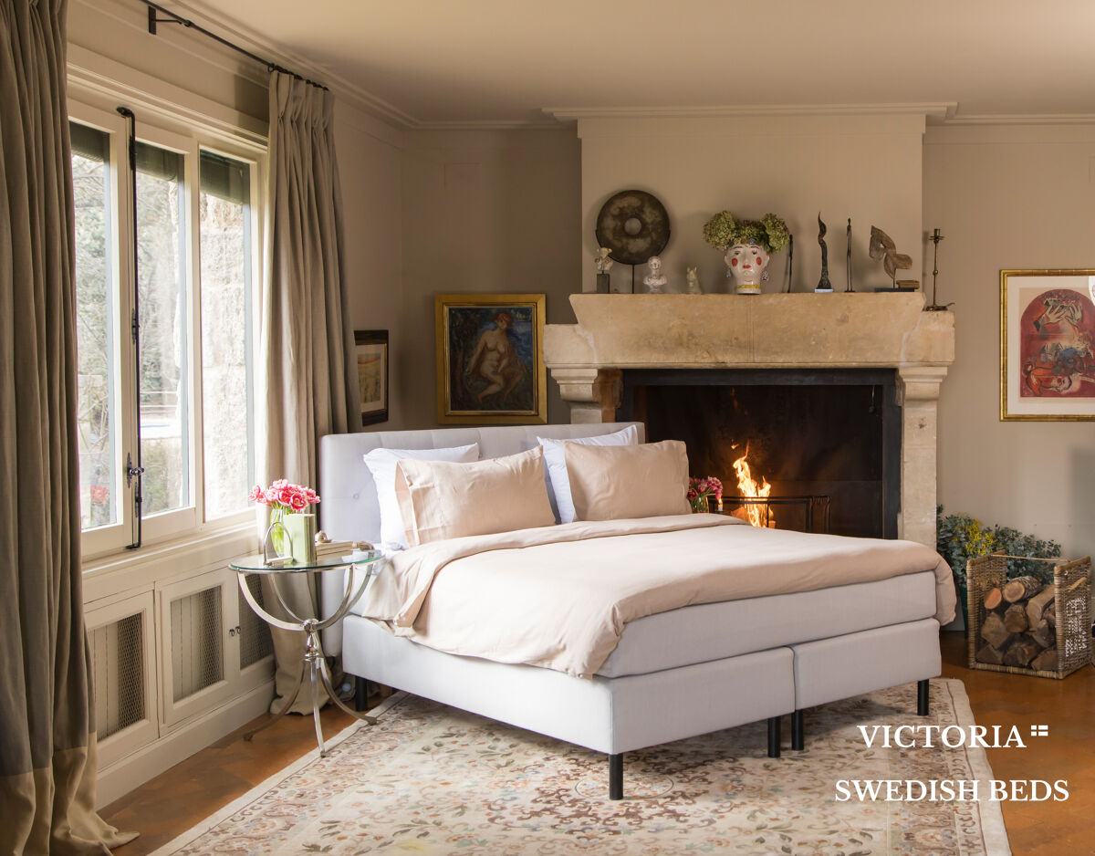 Cama boxspring VICTORIA II BEDS OF SWEDEN