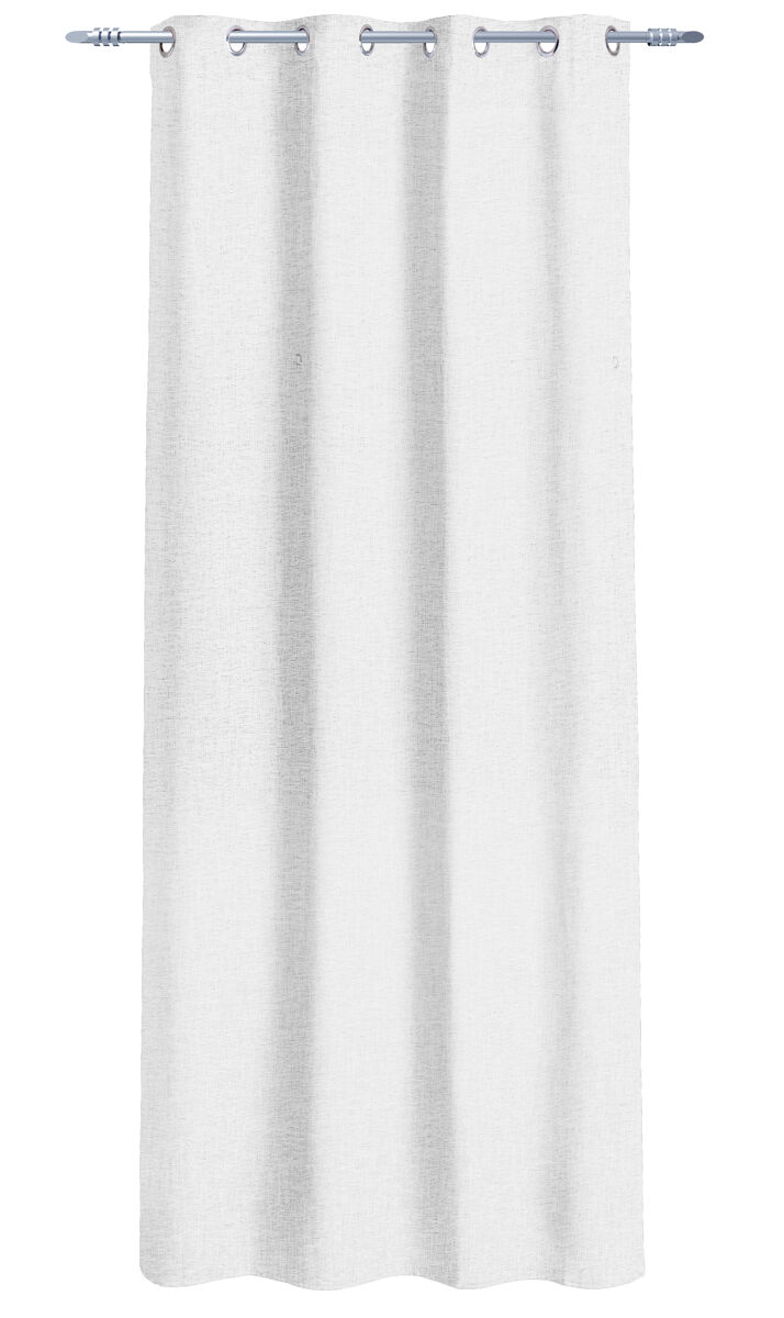 Cortina de poliéster miami 140x260cm branca