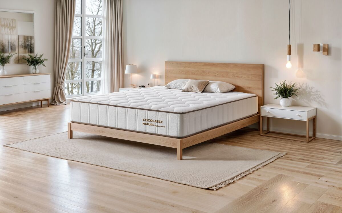 Colchão COCOLATEX NATURE de molas ensacadas SOMNALIS