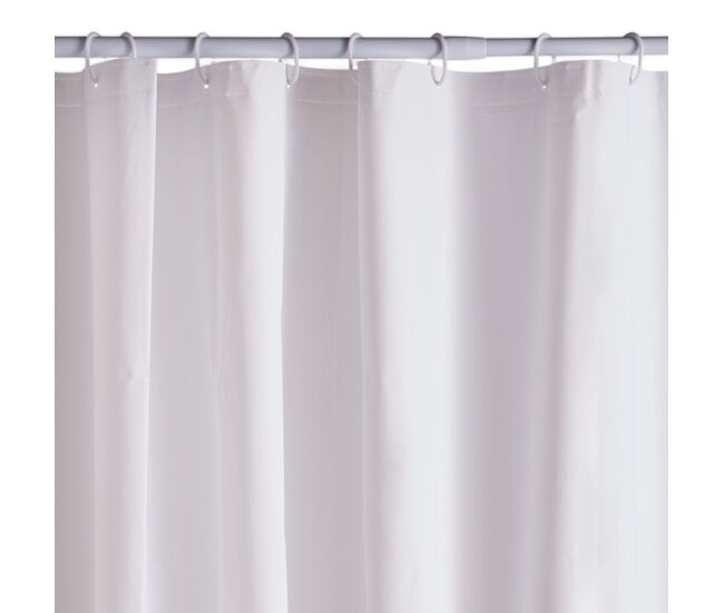Cortina de banho peva 180x200cm blanc