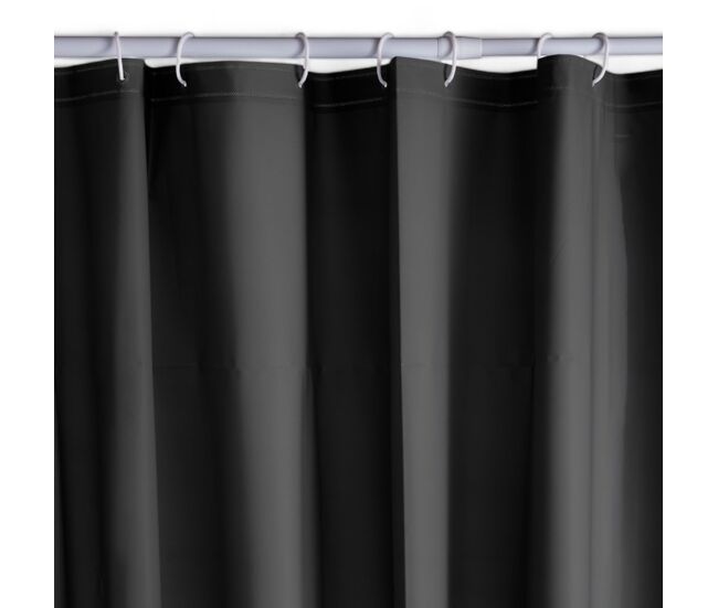 Cortina de banho peva 180x200cm preto