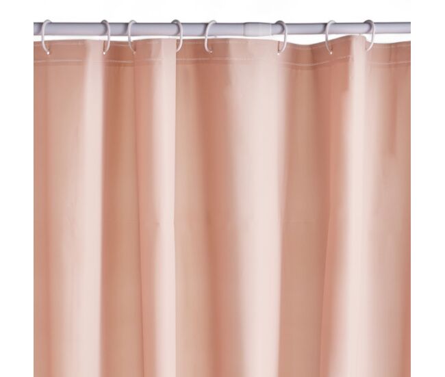 Cortina de banho peva 180x200cm rosa