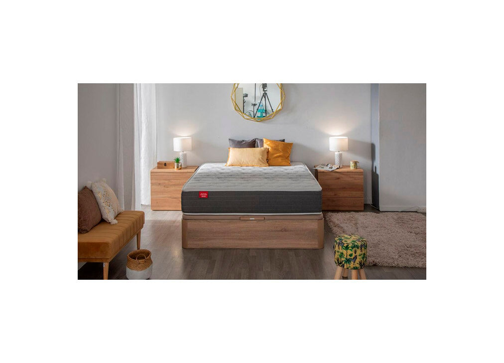 Colchão DREAMLIGHT 8K PIKOLIN molas fio contínuo Normablock com sommier grátis Pikolin color natural