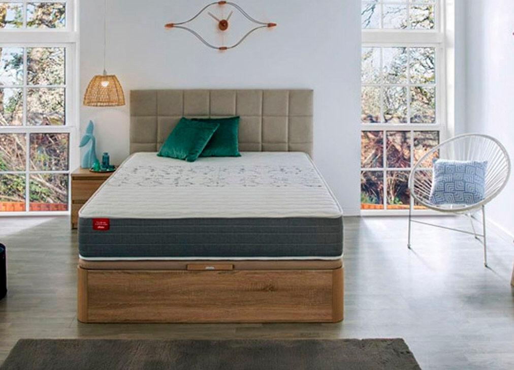 Colchão SKYLIGHT 8 K PIKOLIN espuma Adaptex com sommier grátis Pikolin cor branco