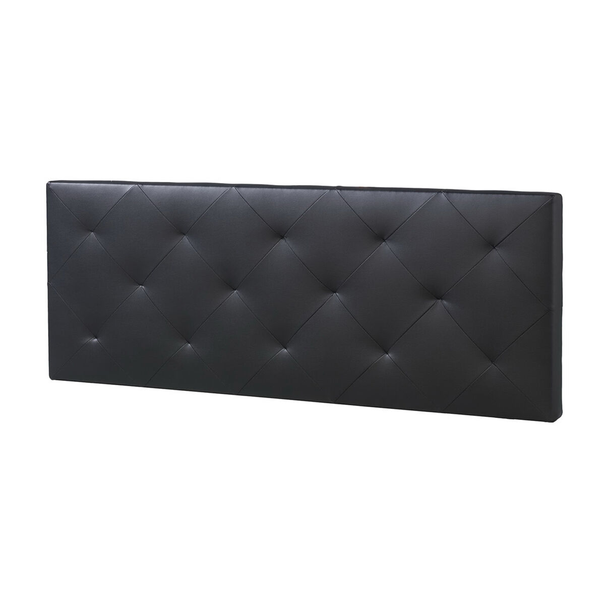  Cabeceira estofada Rombo 140x60 cm 150 Preto